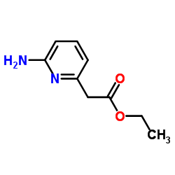 Ethyl (6-aminopyridin-2-yl)acetate structure