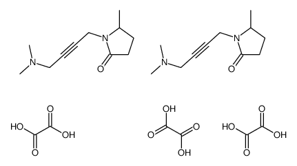 1-[4-(dimethylamino)but-2-ynyl]-5-methylpyrrolidin-2-one,oxalic acid结构式