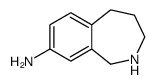 8-amino-2,3,4,5-tetrahydro-1H-benzo[c]azepine Structure