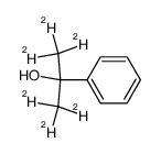 1,1,1,3,3,3-hexadeuterio-2-phenyl-2-propanol结构式