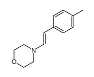 (E)-N-[2-(4-Methylphenyl)ethenyl]morpholine结构式