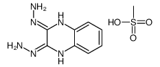 (3-hydrazinylquinoxalin-2-yl)hydrazine,methanesulfonic acid结构式