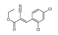 ETHYL 2-CYANO-3-(2,4-DICHLOROPHENYL)ACRYLATE结构式