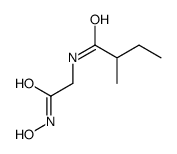 N-[2-(hydroxyamino)-2-oxoethyl]-2-methylbutanamide Structure