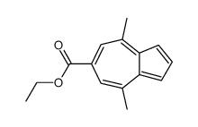 4,8-dimethyl-azulene-6-carboxylic acid ethyl ester结构式