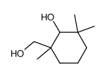 2-(Hydroxymethyl)-2,6,6-trimethylcyclohexanol结构式