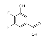 3,4-difluoro-5-hydroxybenzoic acid Structure