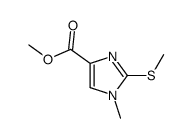 methyl 1-methyl-2-(methylthio)-1H-imidazole-4-carboxylate Structure