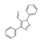 3,5-diphenyltriazole-4-carbaldehyde Structure