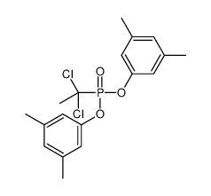 1-[1,1-dichloroethyl-(3,5-dimethylphenoxy)phosphoryl]oxy-3,5-dimethylbenzene结构式
