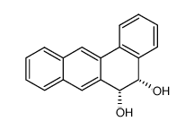 (5S)-5,6-Dihydrobenzo[a]anthracene-5α,6α-diol Structure