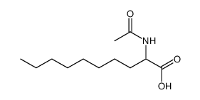 (+/-)-N-acetyl-2-aminodecanoic acid Structure