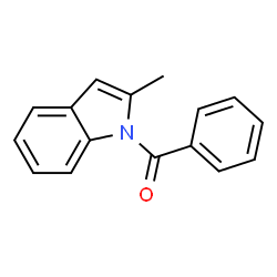 1-benzoyl-2-methylindole structure