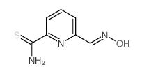 2-Pyridinecarbothioamide,6-[(hydroxyimino)methyl]- structure
