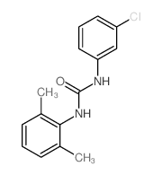 Urea,N-(3-chlorophenyl)-N'-(2,6-dimethylphenyl)- structure