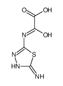 N-(5-AMINO-[1,3,4]THIADIAZOL-2-YL)-OXALAMIC ACID结构式