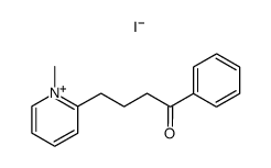 1-methyl-2-(4-oxo-4-phenylbutyl)pyridin-1-ium iodide结构式