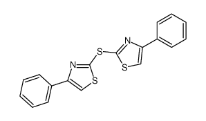 4,4'-diphenyl-2,2'-sulfanediyl-bis-thiazole结构式
