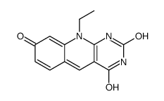 10-ethyl-1H-pyrimido[4,5-b]quinoline-2,4,8-trione Structure