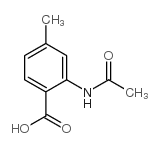 Benzoic acid, 2-(acetylamino)-4-methyl- (9CI) Structure