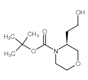 (S)-N-BOC-3-(2-HYDROXYETHYL)MORPHOLINE Structure