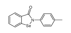 1,2-Benzisoselenazol-3(2H)-one, 2-(4-methylphenyl)-结构式