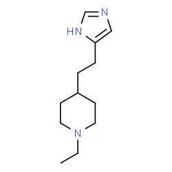 Piperidine, 1-ethyl-4-[2-(1H-imidazol-4-yl)ethyl]- (9CI)结构式