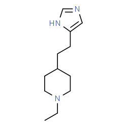 Piperidine, 1-ethyl-4-[2-(1H-imidazol-4-yl)ethyl]- (9CI) structure