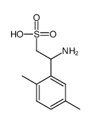 Benzeneethanesulfonic acid, ba-amino-2,5-dimethyl- (9CI) structure