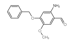 2-Amino-5-methoxy-4-(phenylmethoxy)benzaldehyde structure