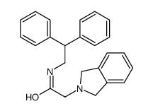 2-(1,3-dihydroisoindol-2-yl)-N-(2,2-diphenylethyl)acetamide结构式