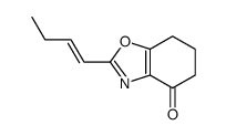 2-but-1-enyl-6,7-dihydro-5H-1,3-benzoxazol-4-one结构式