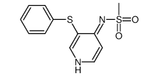 N-(3-phenylsulfanylpyridin-4-yl)methanesulfonamide Structure