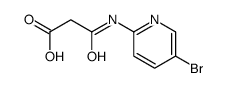 3-[(5-bromopyridin-2-yl)amino]-3-oxopropanoic acid结构式