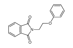 2-(2-phenoxyethyl)-1H-isoindole-1,3(2H)-dione结构式