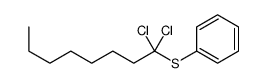 1,1-dichlorooctylsulfanylbenzene结构式