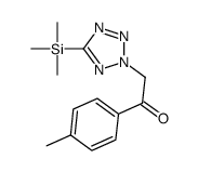1-(4-methylphenyl)-2-(5-trimethylsilyltetrazol-2-yl)ethanone Structure