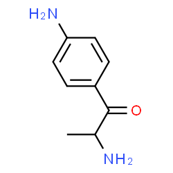1-Propanone,2-amino-1-(4-aminophenyl)-结构式