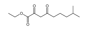 8-methyl-2,4-dioxononanoic acid ethyl ester结构式