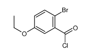 2-bromo-5-ethoxybenzoyl chloride Structure