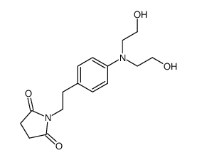 N-{4-[bis-(2-hydroxy-ethyl)-amino]-phenethyl}-succinimide Structure