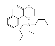 ethyl 2-[dibutyl(ethyl)silyl]oxy-2-(2-methylphenyl)acetate Structure