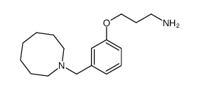 3-[3-(azocan-1-ylmethyl)phenoxy]propan-1-amine结构式