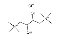 hexa-N-methyl-N,N'-(2,3-dihydroxy-butanediyl)-di-ammonium, dichloride Structure