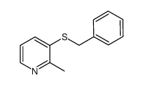 3-(benzylsulfanyl)-2-methylpyridine结构式