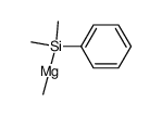 (dimethyl(phenyl)silyl)(methyl)magnesium Structure