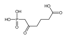 5-oxo-6-phosphonohexanoic acid Structure