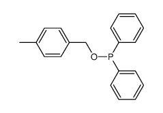 4-methylbenzyl diphenylphosphinite Structure