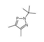 2-tert-butyl-4,5-dimethyldiazaphosphole结构式