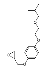 2-[[4-[2-(2-methylpropoxy)ethoxy]phenoxy]methyl]oxirane结构式